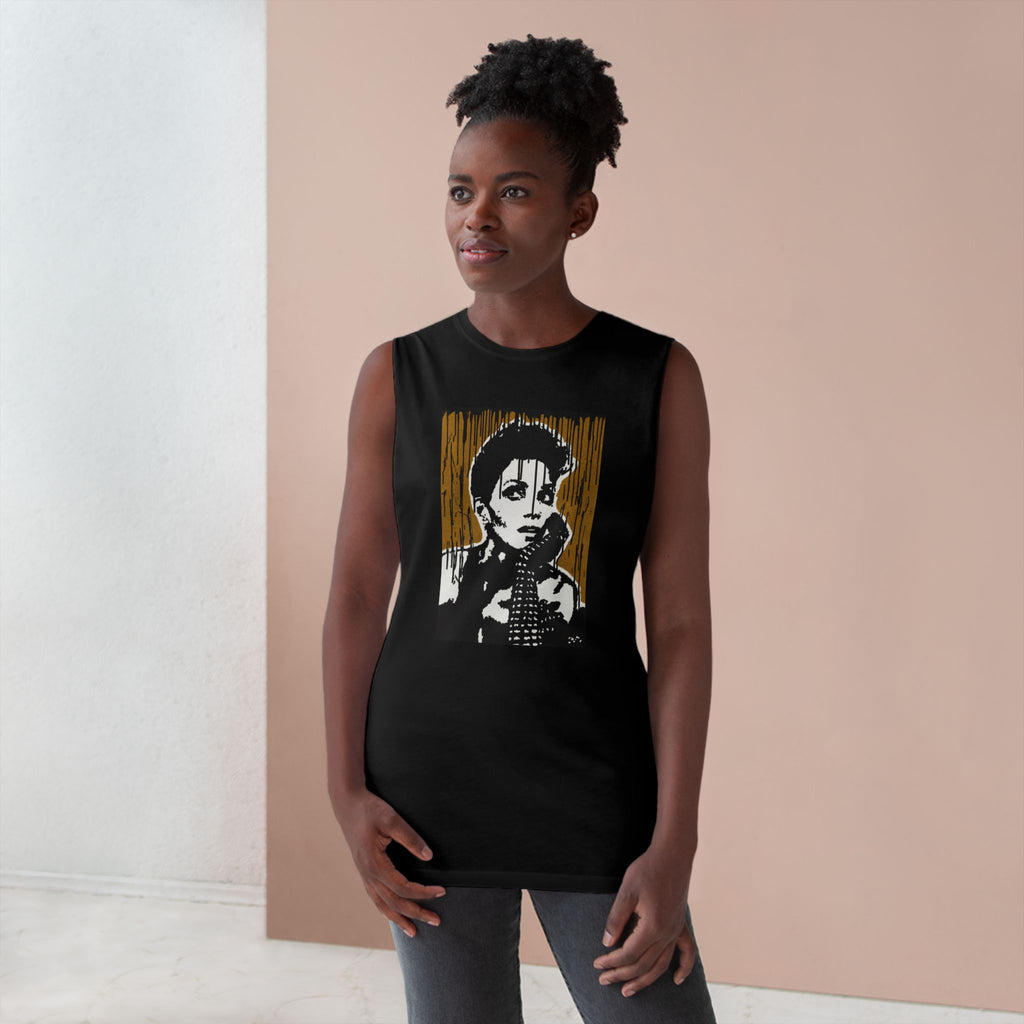 "Resilient Radiance: Halle Berry" Unisex Barnard Tank