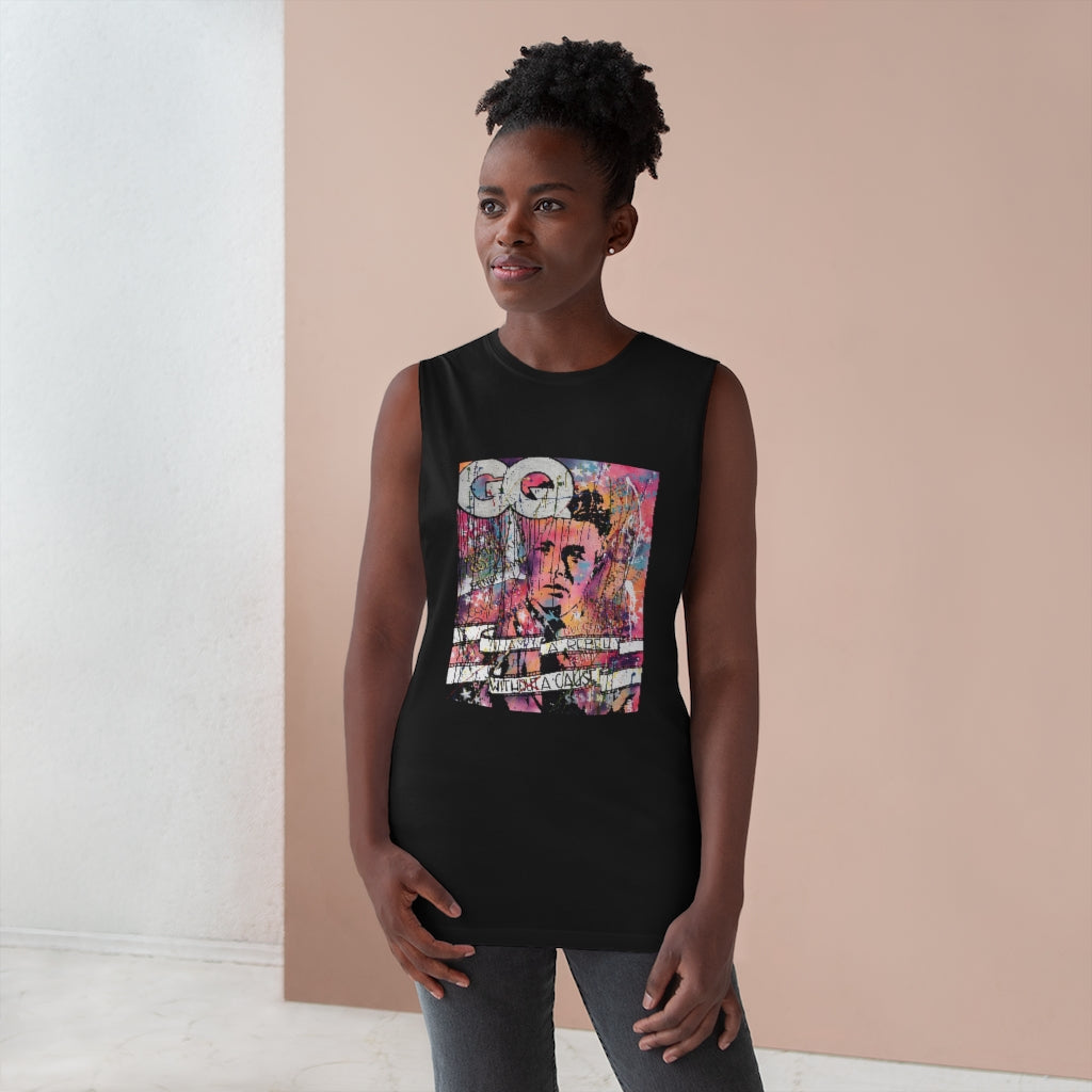 "Rebel With A Cause" Unisex Barnard Tank