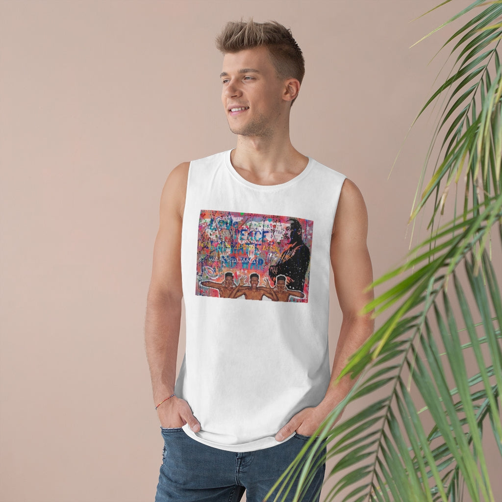 "No Hate Just Love" Unisex Barnard Tank