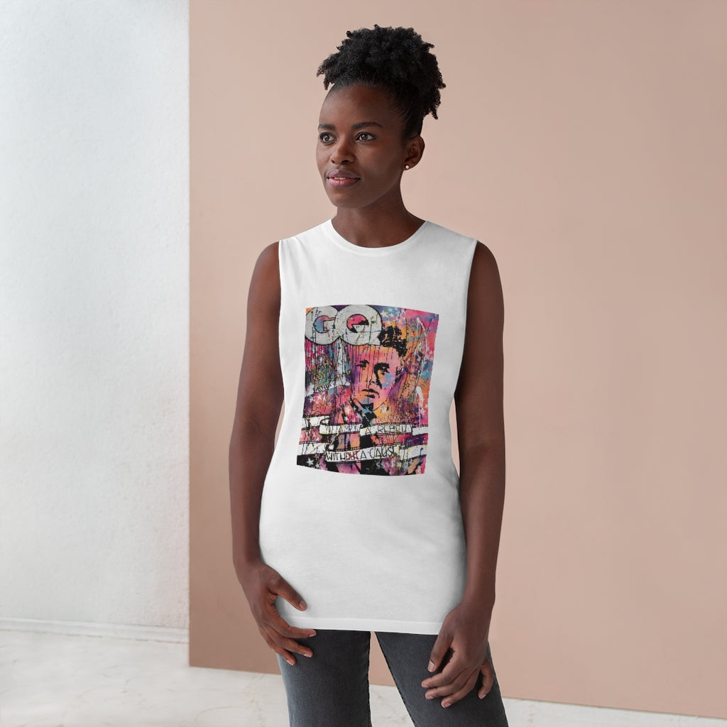 "Rebel With A Cause" Unisex Barnard Tank