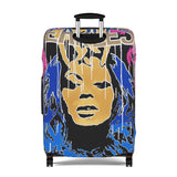 Fearless Luggage Cover — Bold Retro Travel Protector