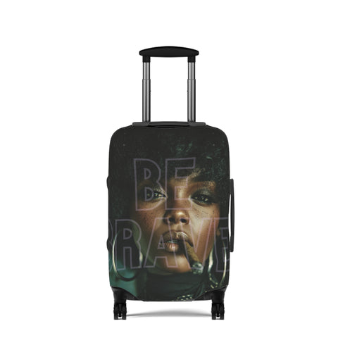 Luggage Cover - 'Be Raw' Portrait Travel Suitcase Protector