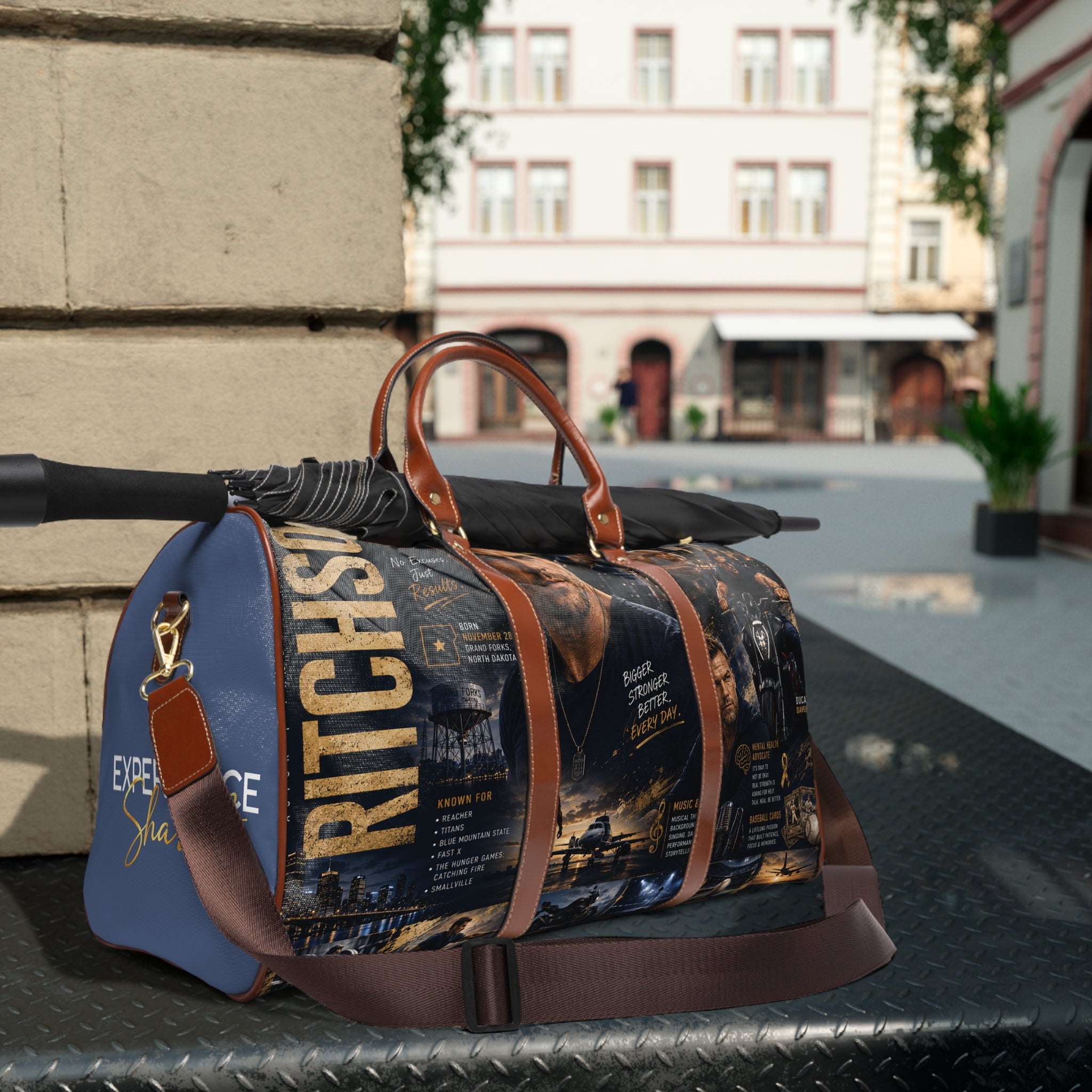 Alan RITCHSON Personalized 'Ritchson' Waterproof Travel Bag — Durable Duffel for Weekend Getaways & Gym
