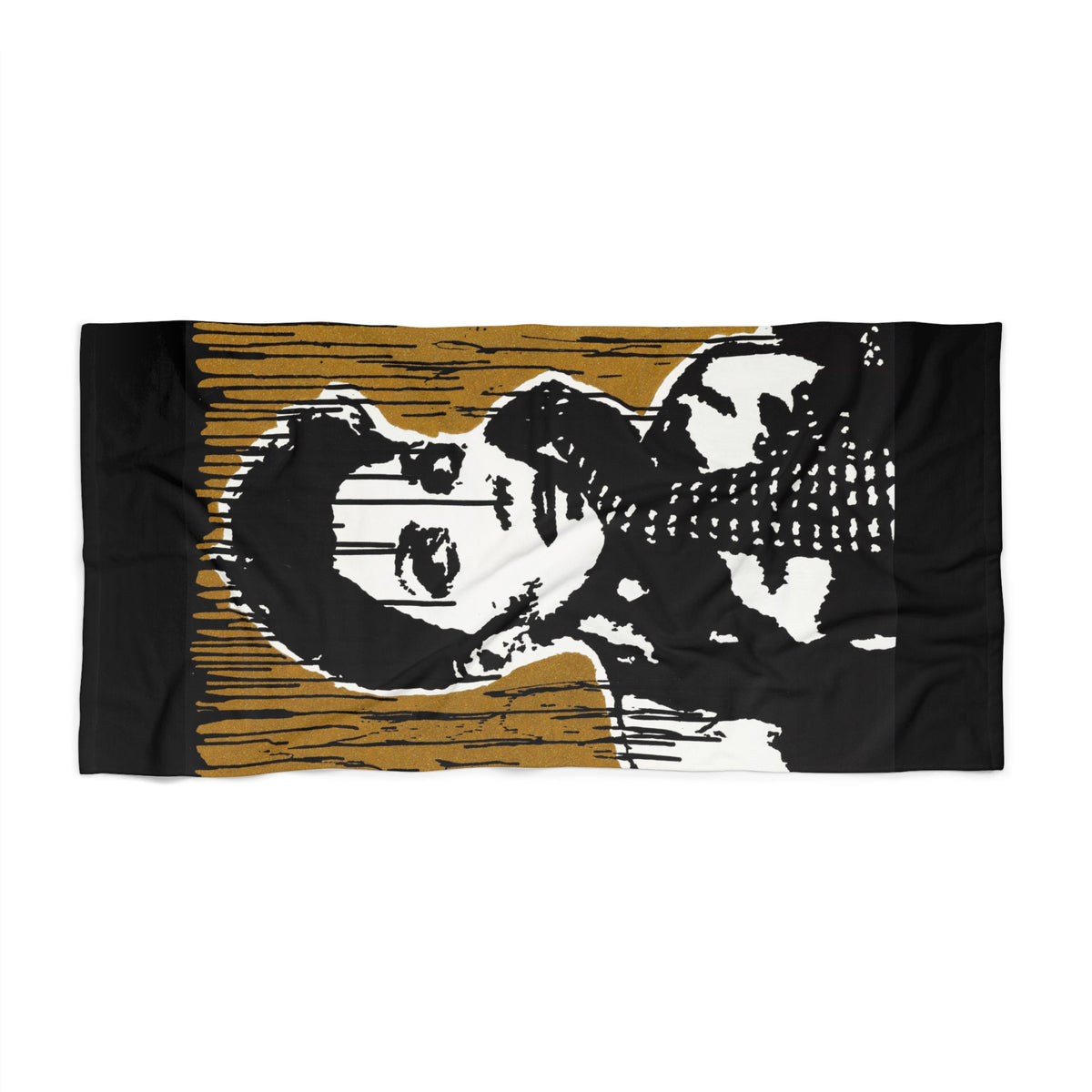 "Halle Berry Inspired Gold Series" Beach Towel