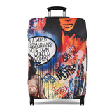 Wonder Woman Graffiti Luggage Cover – Pop Art Travel Protector