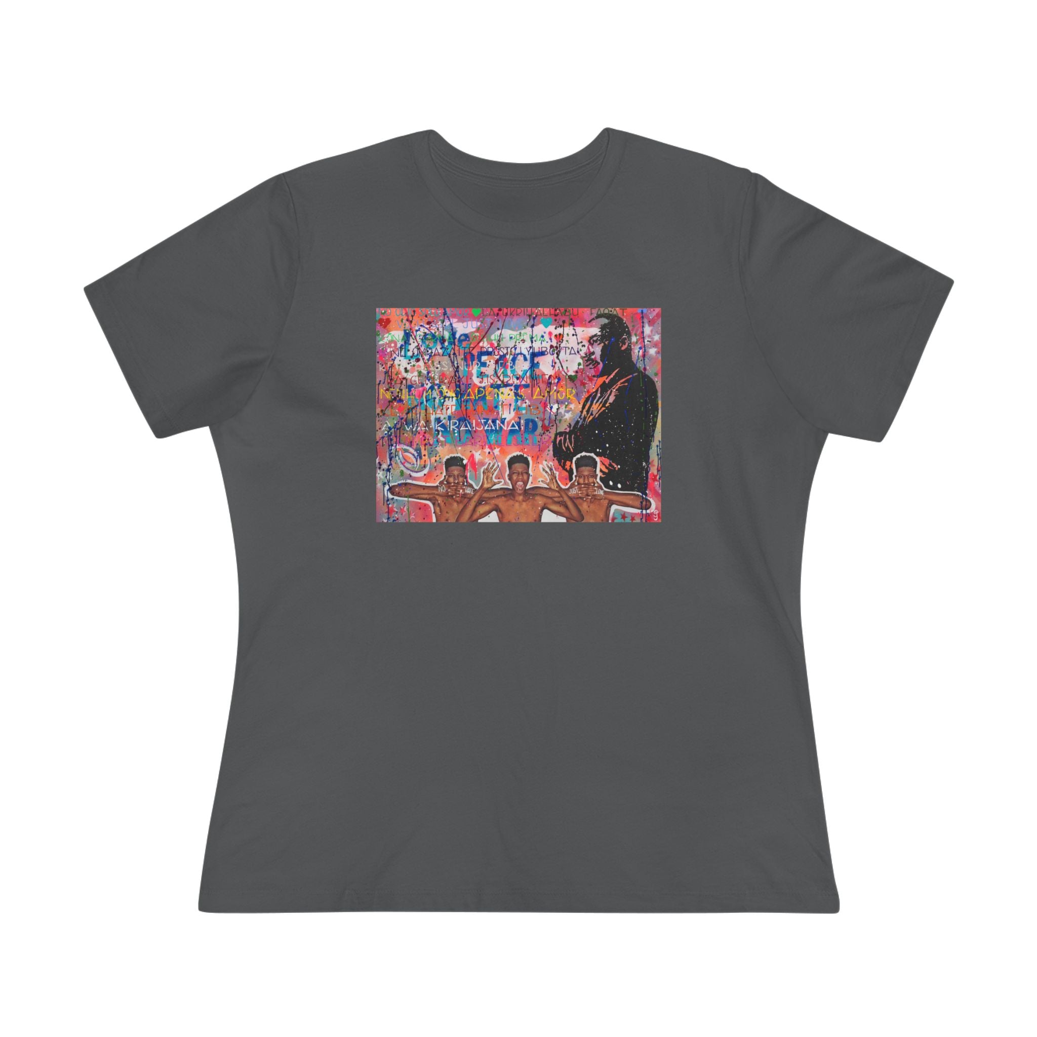 "No Hate Just Love" Women's Premium Tee