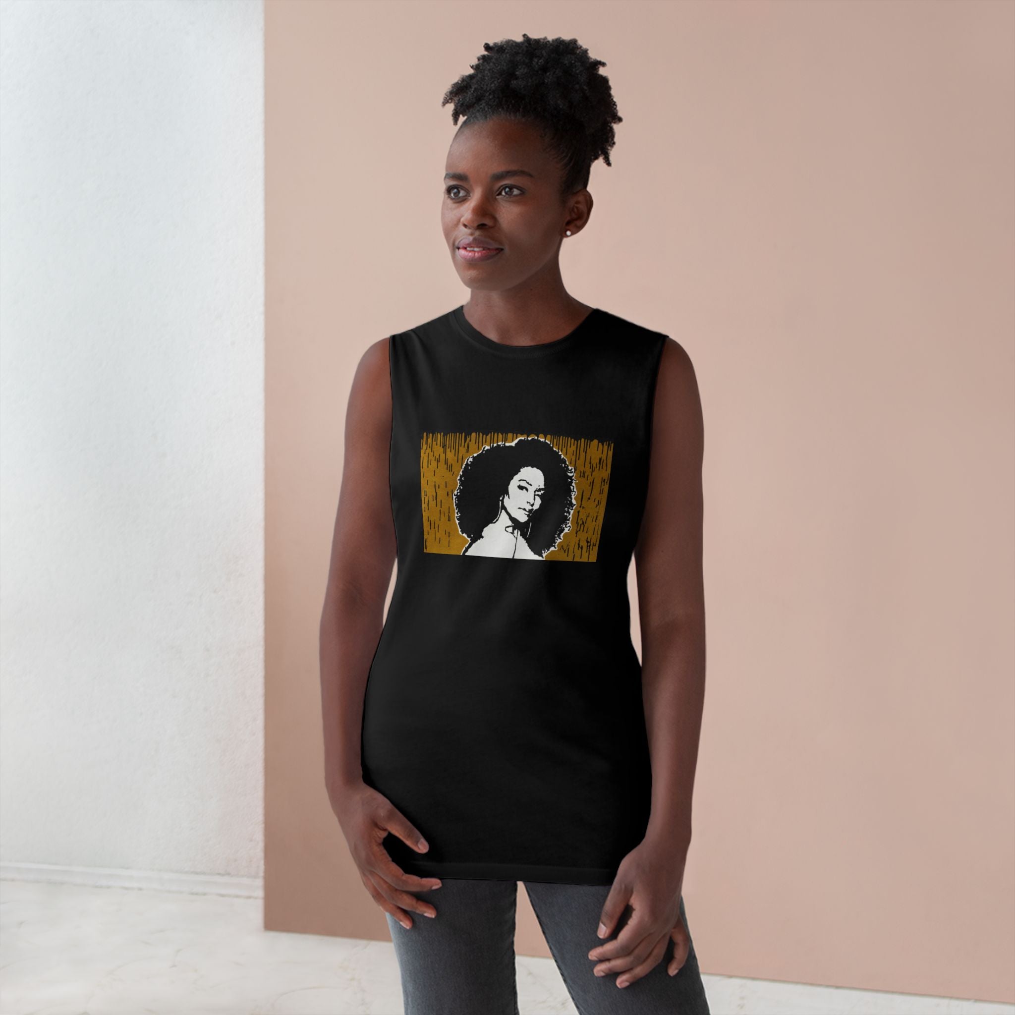 Unyielding Strength: Angela Bassett Unisex Barnard Tank