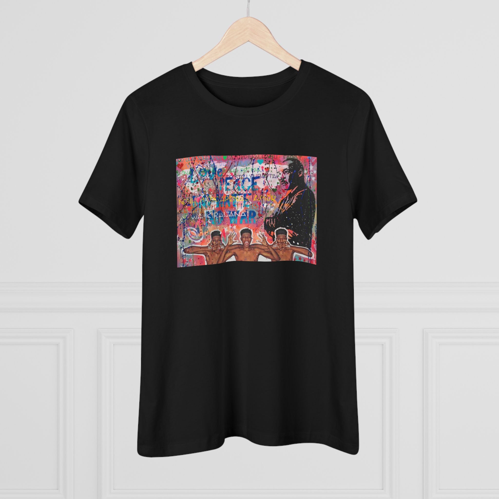 "No Hate Just Love" Women's Premium Tee