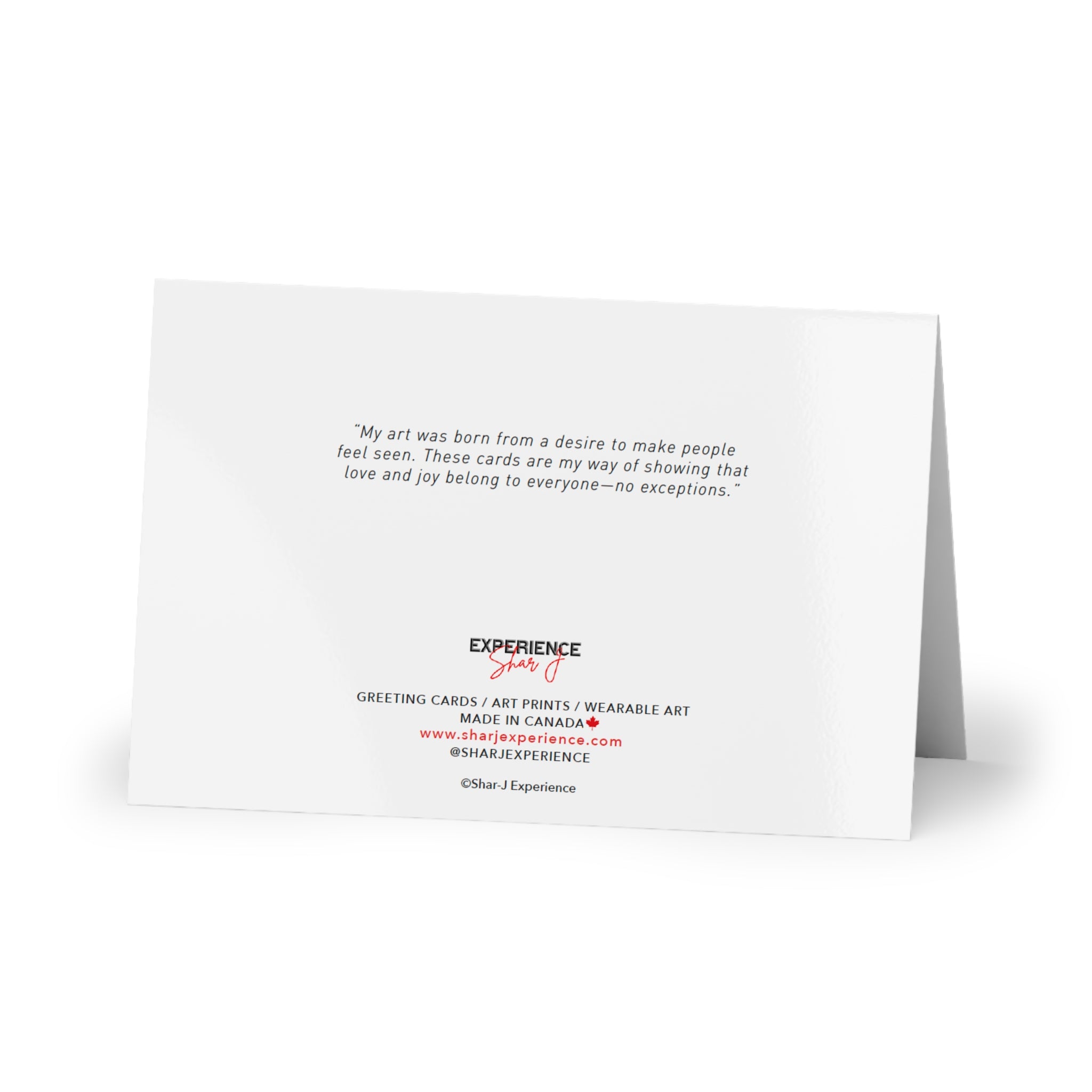 Greeting Card — 'Love Belongs to Everyone' Romantic Art Card