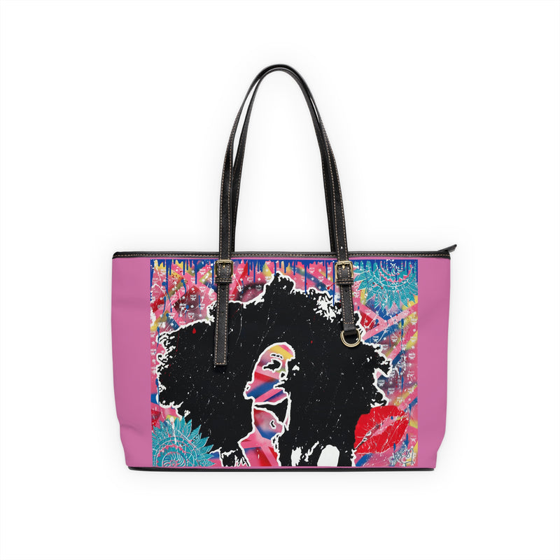 "Embodied " PU Leather Shoulder Bag