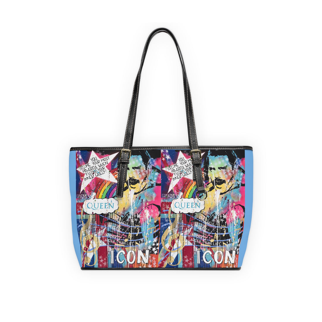 "Find Your Inner Queen-Freddie  Mercury" PU Leather Shoulder Bag