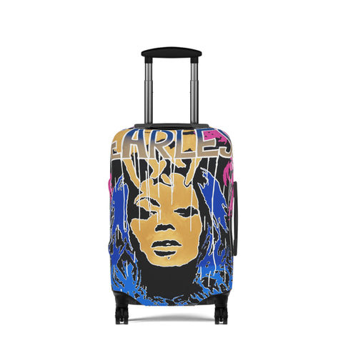 Fearless Luggage Cover — Bold Retro Travel Protector