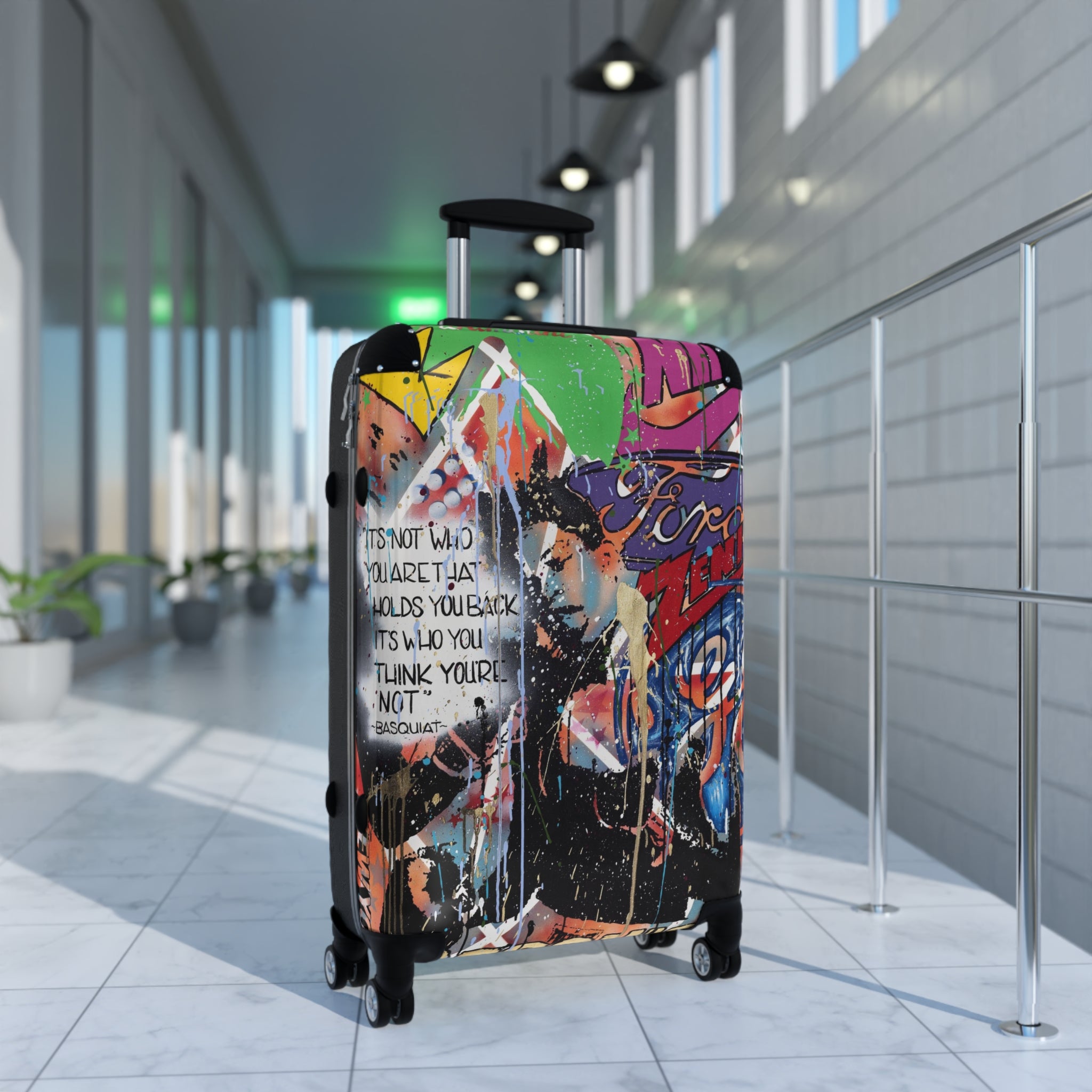 "Basquiat/Warhol Tribute" Suitcases