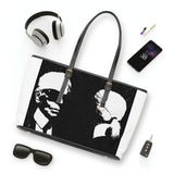 "Label Whore Karl Lagerfeld Tribute" PU Leather Shoulder Bag