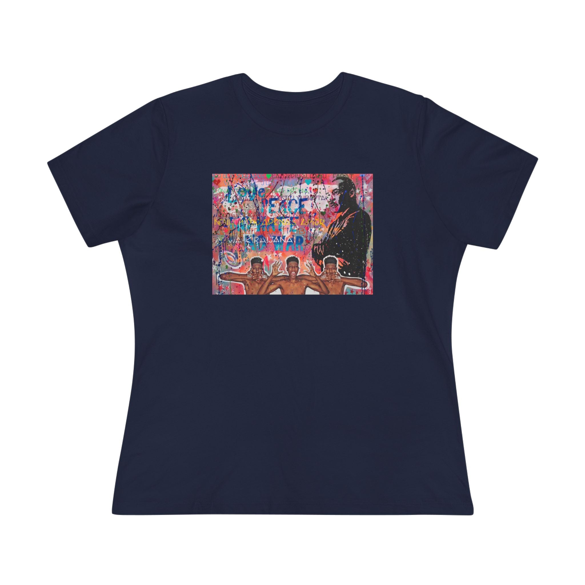 "No Hate Just Love" Women's Premium Tee