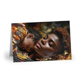 Greeting Card — Mother and Child Portrait Sympathy/Thank You Card (1 or 10 pcs)