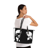 "Label Whore Karl Lagerfeld Tribute" PU Leather Shoulder Bag