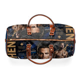 Stephen Amell Collage Waterproof Travel Bag — Nocking Point Wines Duffle for Fans