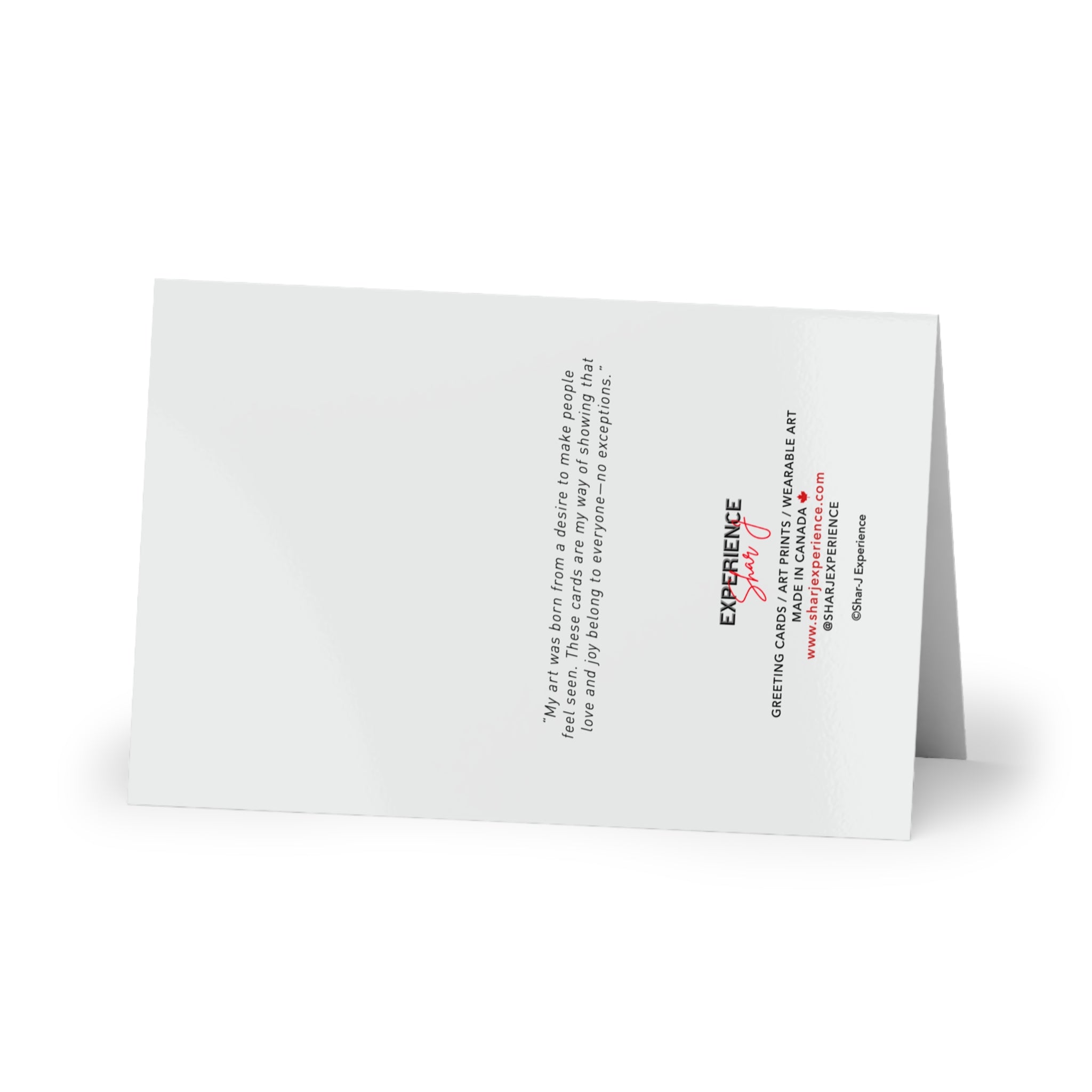Romantic Couple Greeting Card – Luxe Floral Art Love Note (1 or 10-pack)