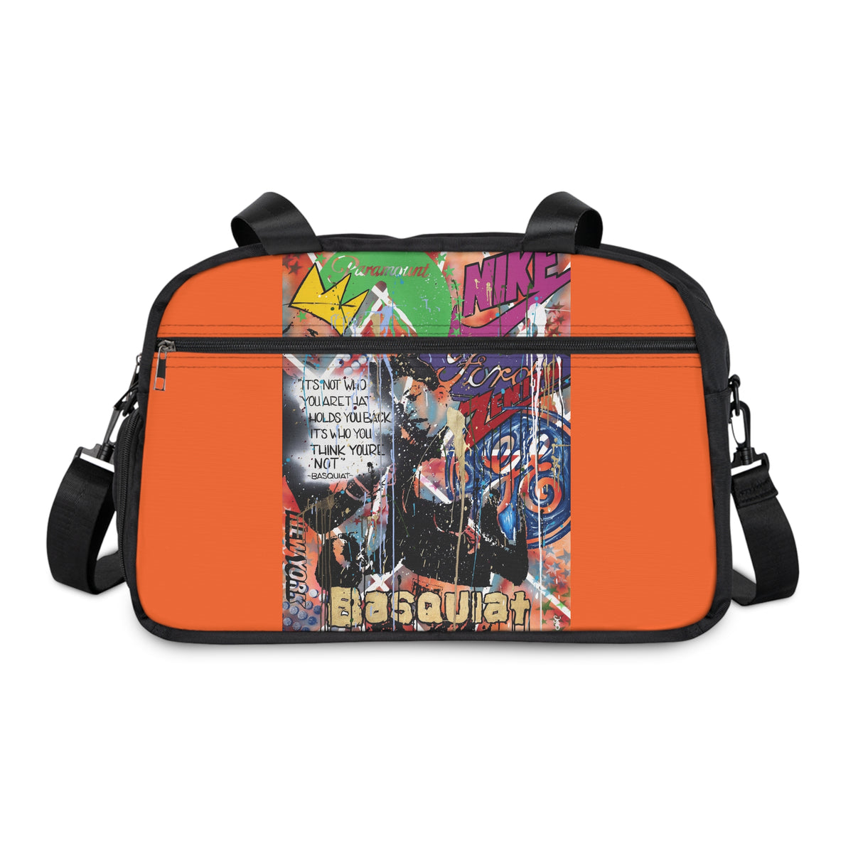 "Basquiat/Warhol Tribute" Fitness Handbag