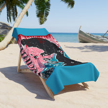 Load image into Gallery viewer, "Unbothered Grace Jones Inspired" Beach Towel