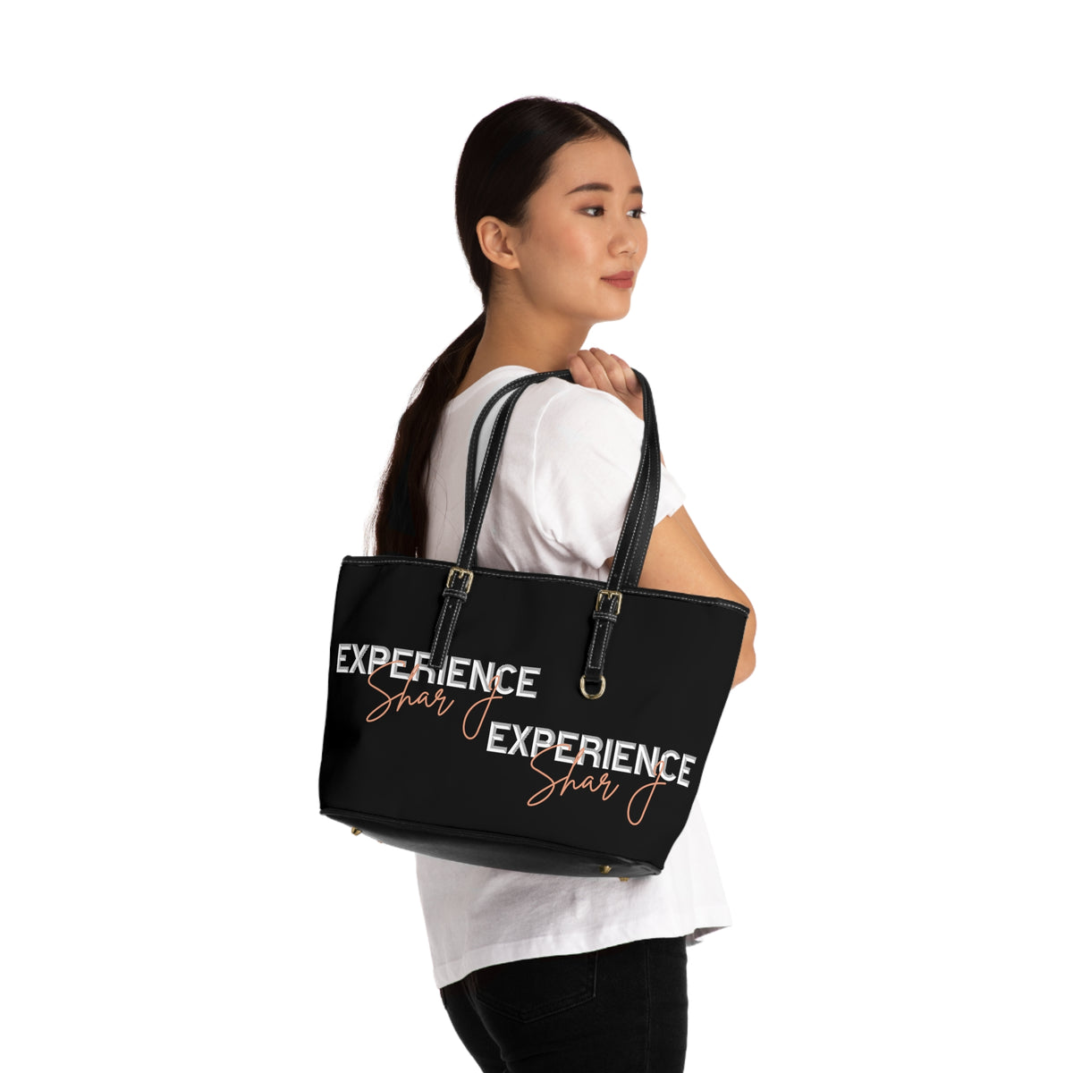 "SHAR-J Experience 2" PU Leather Shoulder Bag