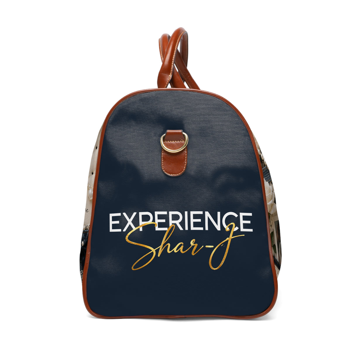 Waterproof Travel Bag - Personalized Photo Collage Duffle with Inspirational Note