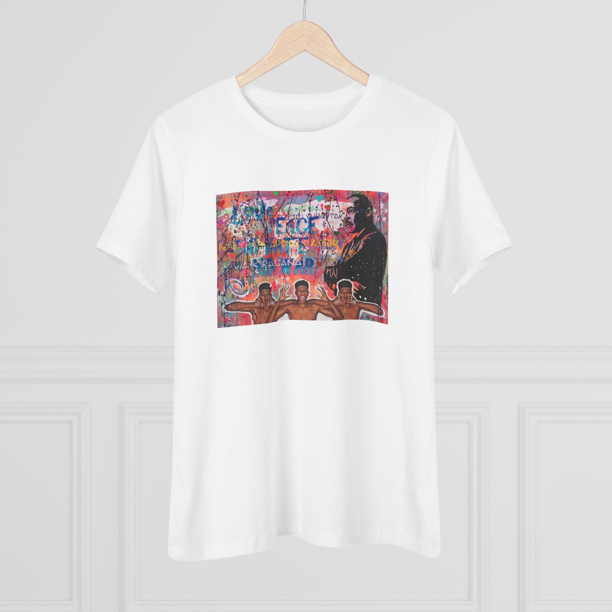 "No Hate Just Love" Women's Premium Tee