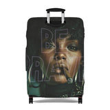 Luggage Cover - 'Be Raw' Portrait Travel Suitcase Protector