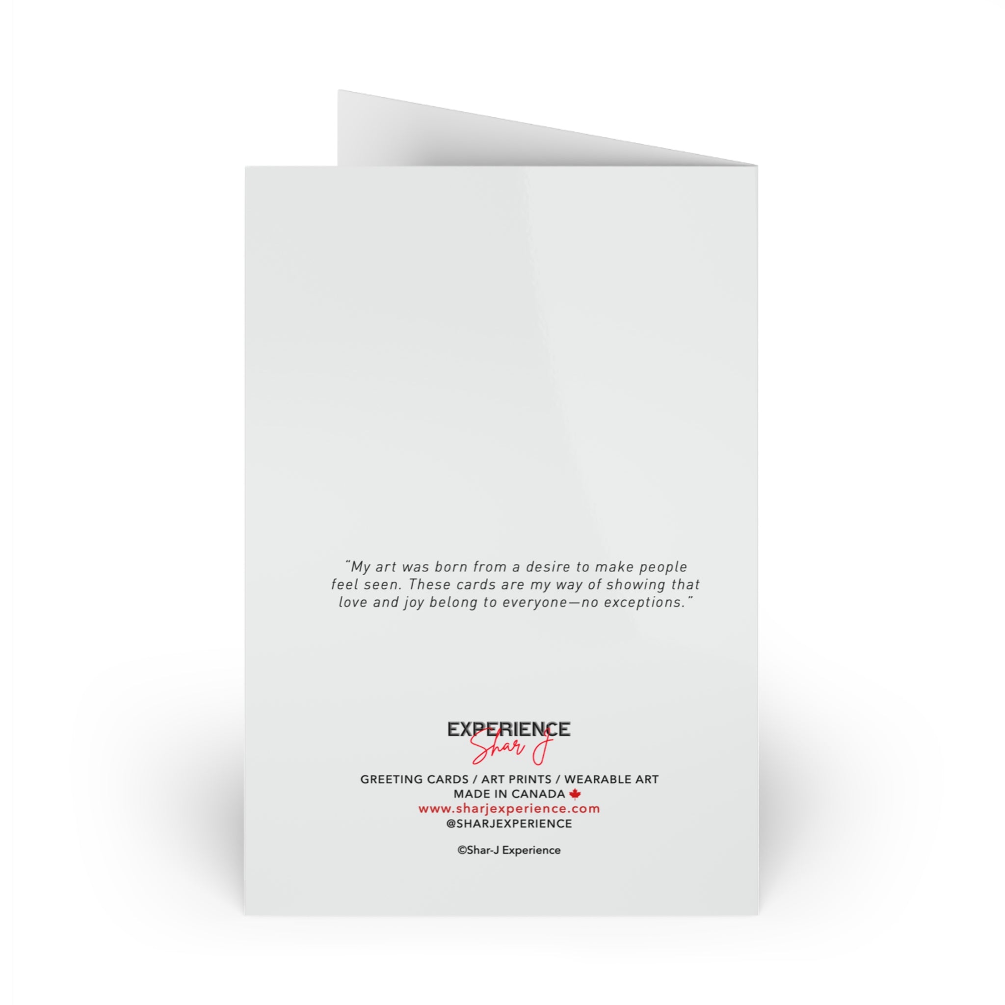 Greeting Card — Mother and Child Portrait Art Card (Single or 10-Pack)