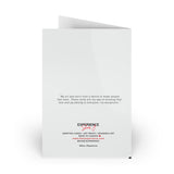 Romantic Portrait Greeting Card — Elegant Couple Love Card (1 or 10-pack)