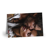 Romantic Couple Greeting Card – Intimate Photo Art Card (1 or 10-Pack)