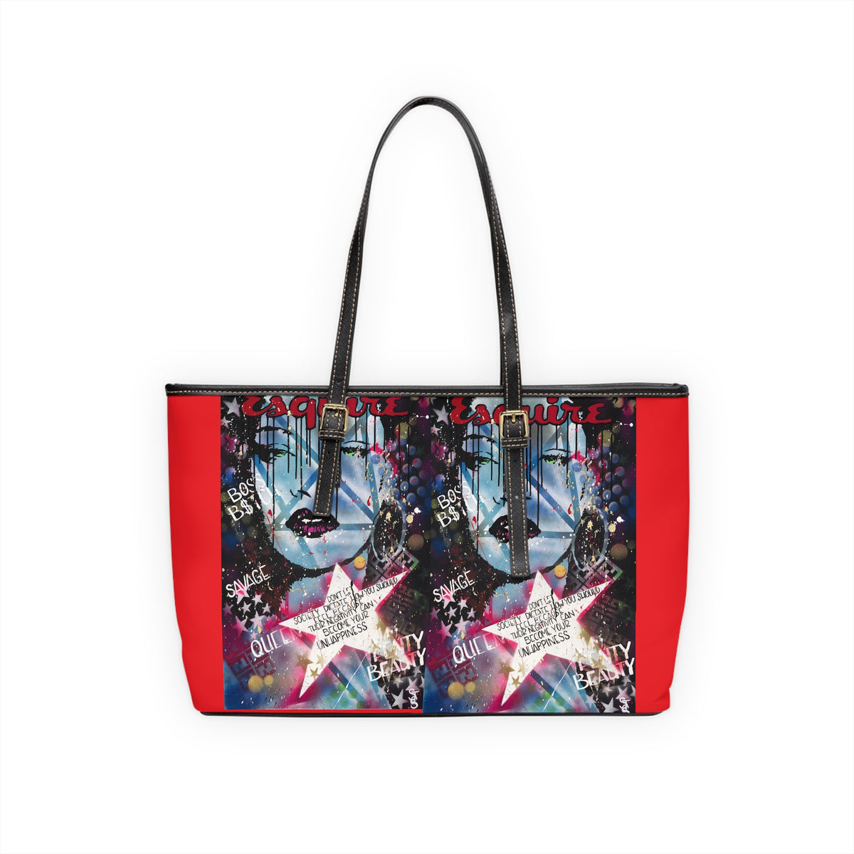 "Be The Boss -Rihanaa Tribute" PU Leather Shoulder Bag