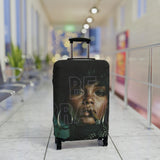 Luggage Cover - 'Be Raw' Portrait Travel Suitcase Protector