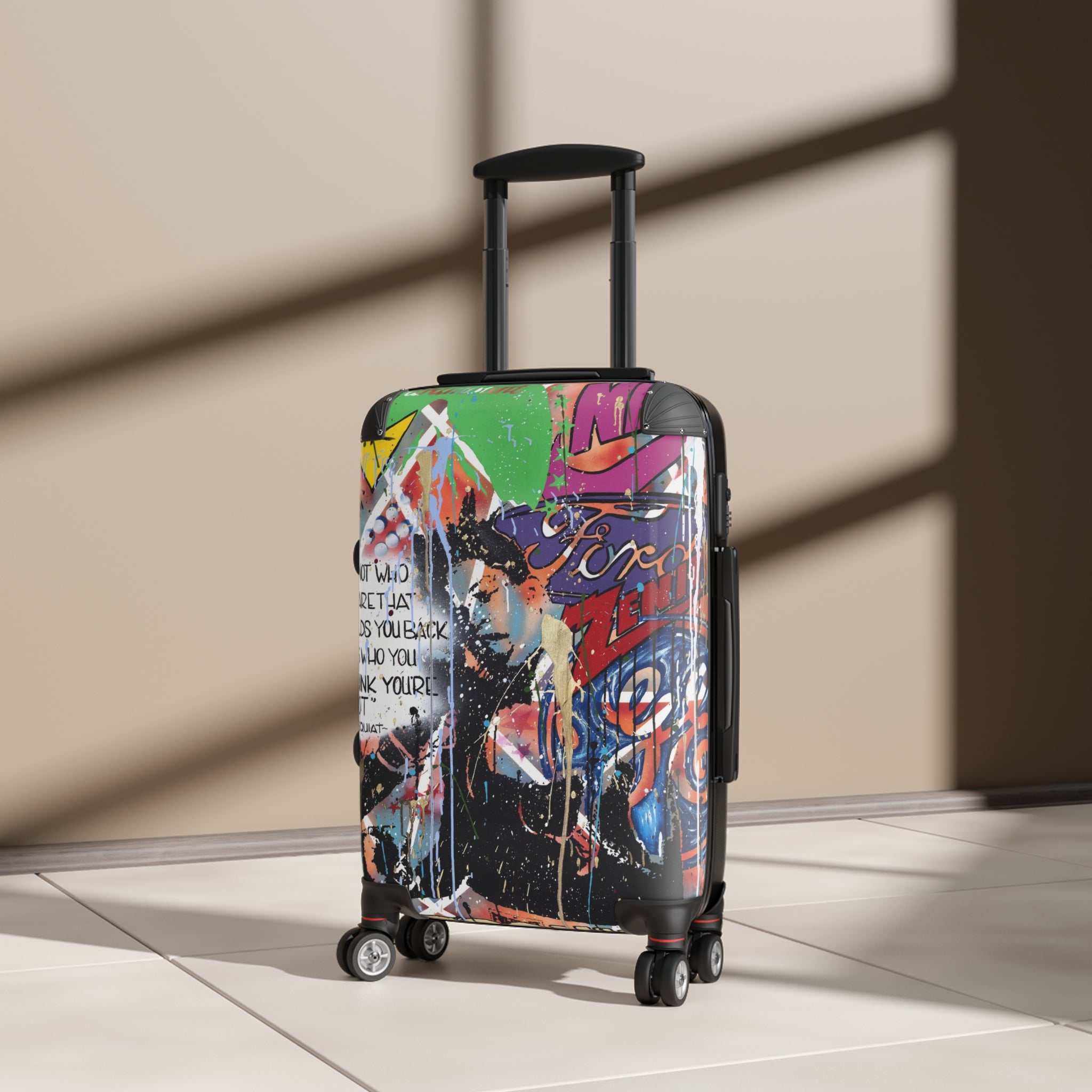 "Basquiat/Warhol Tribute" Suitcases