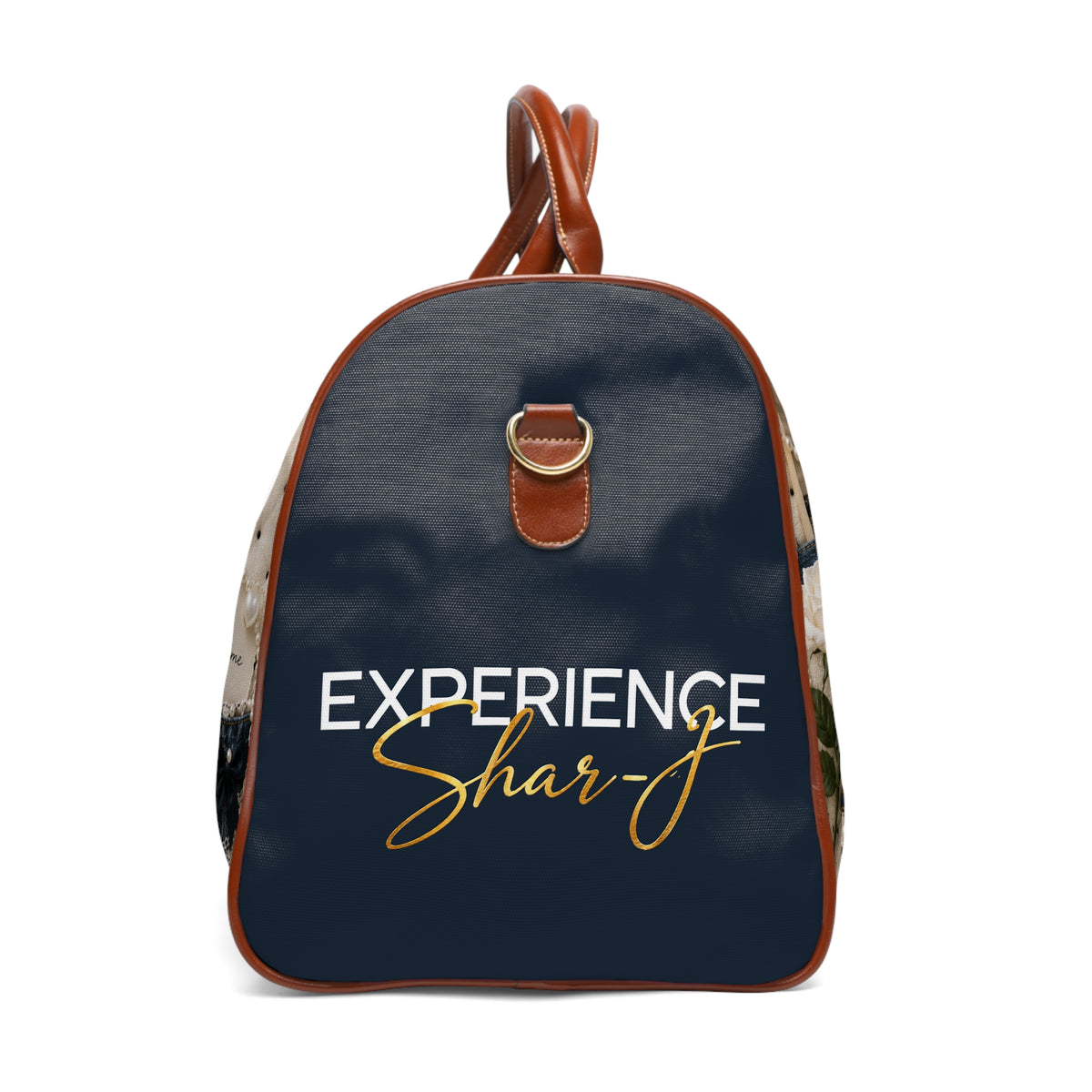 Waterproof Travel Bag - Personalized Photo Collage Duffle with Inspirational Note