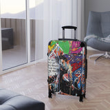 "Basquiat/Warhol Tribute" Suitcases