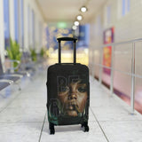Luggage Cover - 'Be Raw' Portrait Travel Suitcase Protector