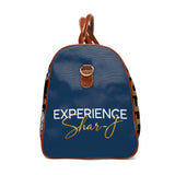 Stephen Amell Collage Waterproof Travel Bag — Nocking Point Wines Duffle for Fans