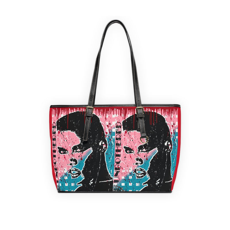 "Unbothered Tribute To Grace Jones" PU Leather Shoulder Bag