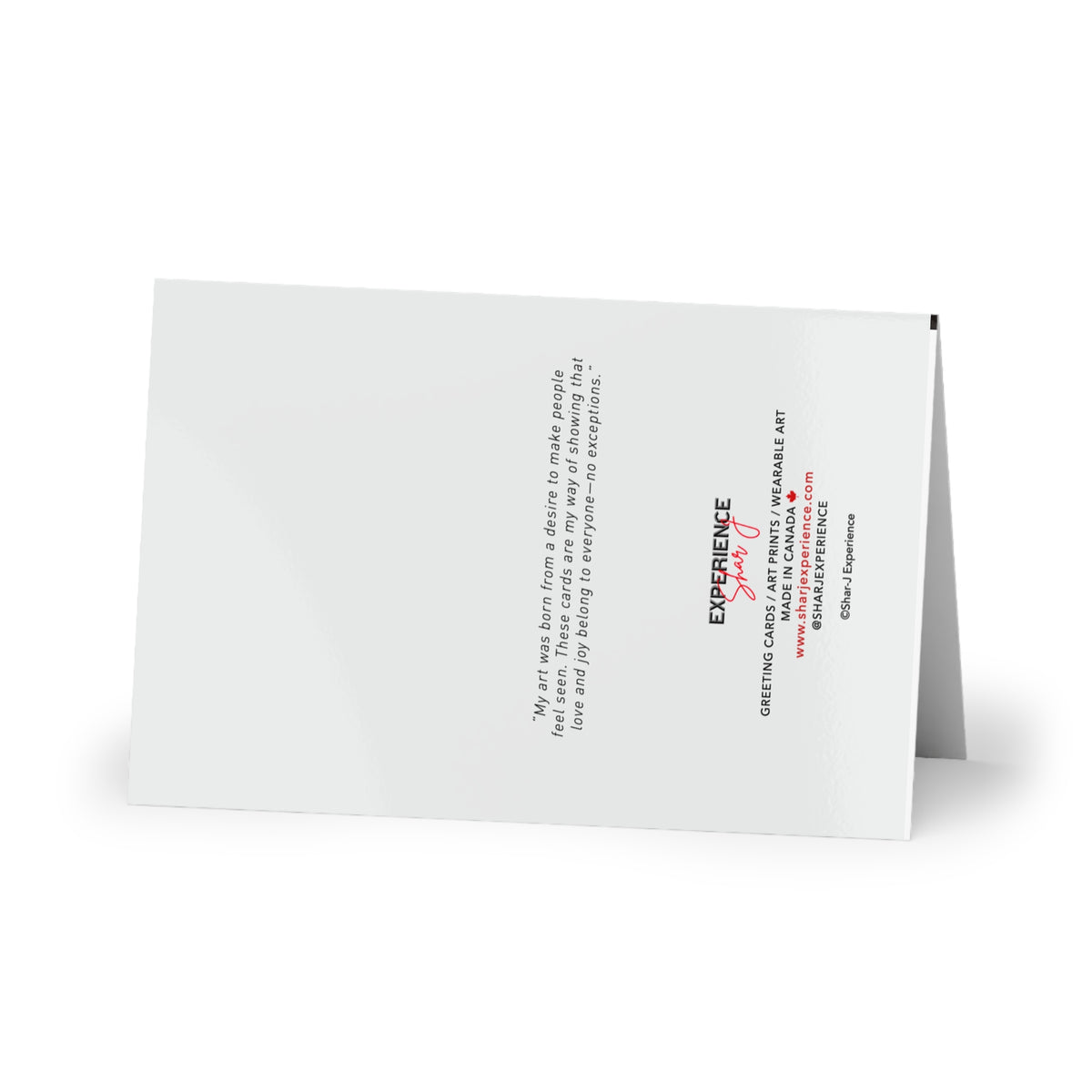 Romantic Portrait Greeting Card — Elegant Couple Love Card (1 or 10-pack)
