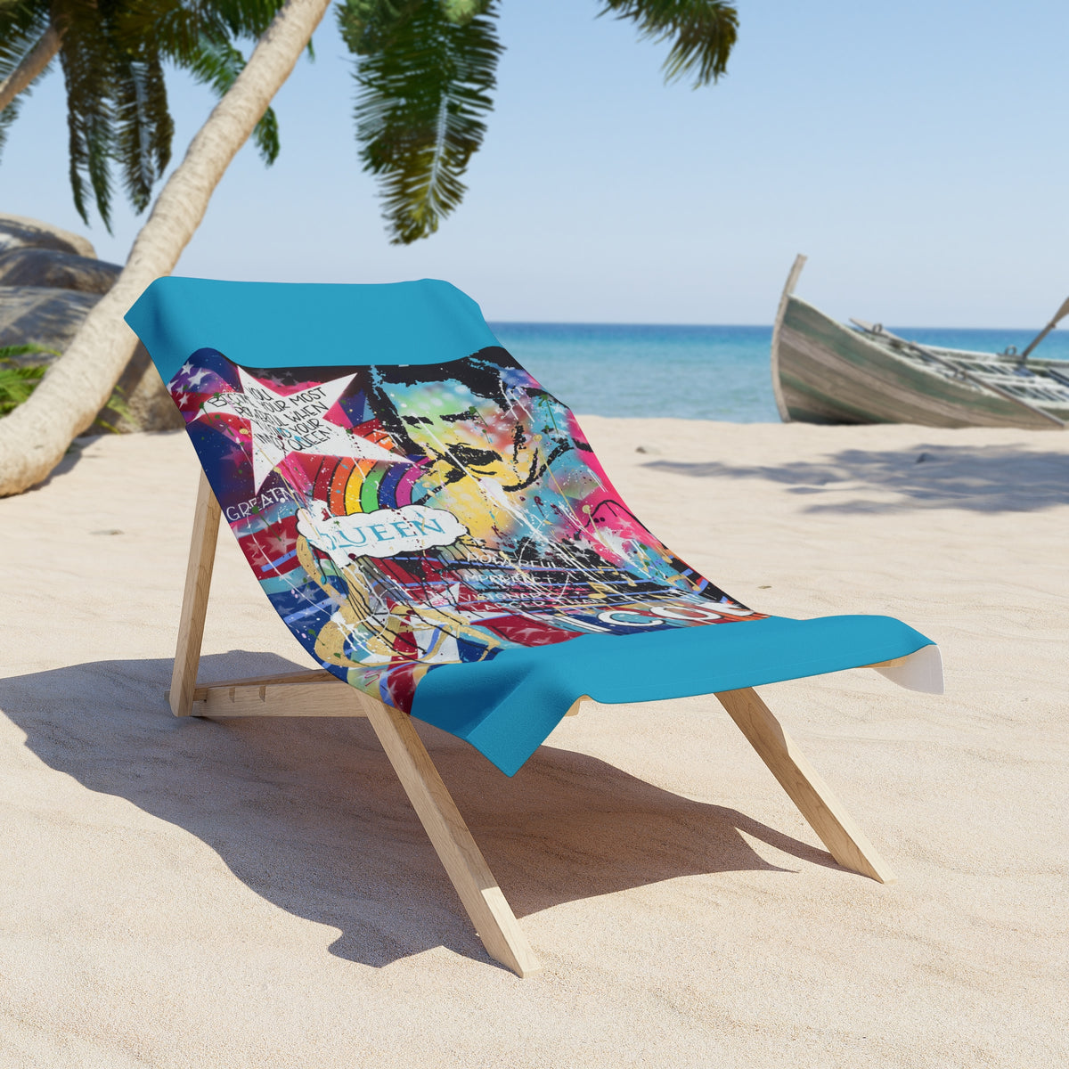 "Find Your Inner Queen"  Beach Towel