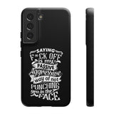 "Saying F*CK Off IS..." Tough Cases