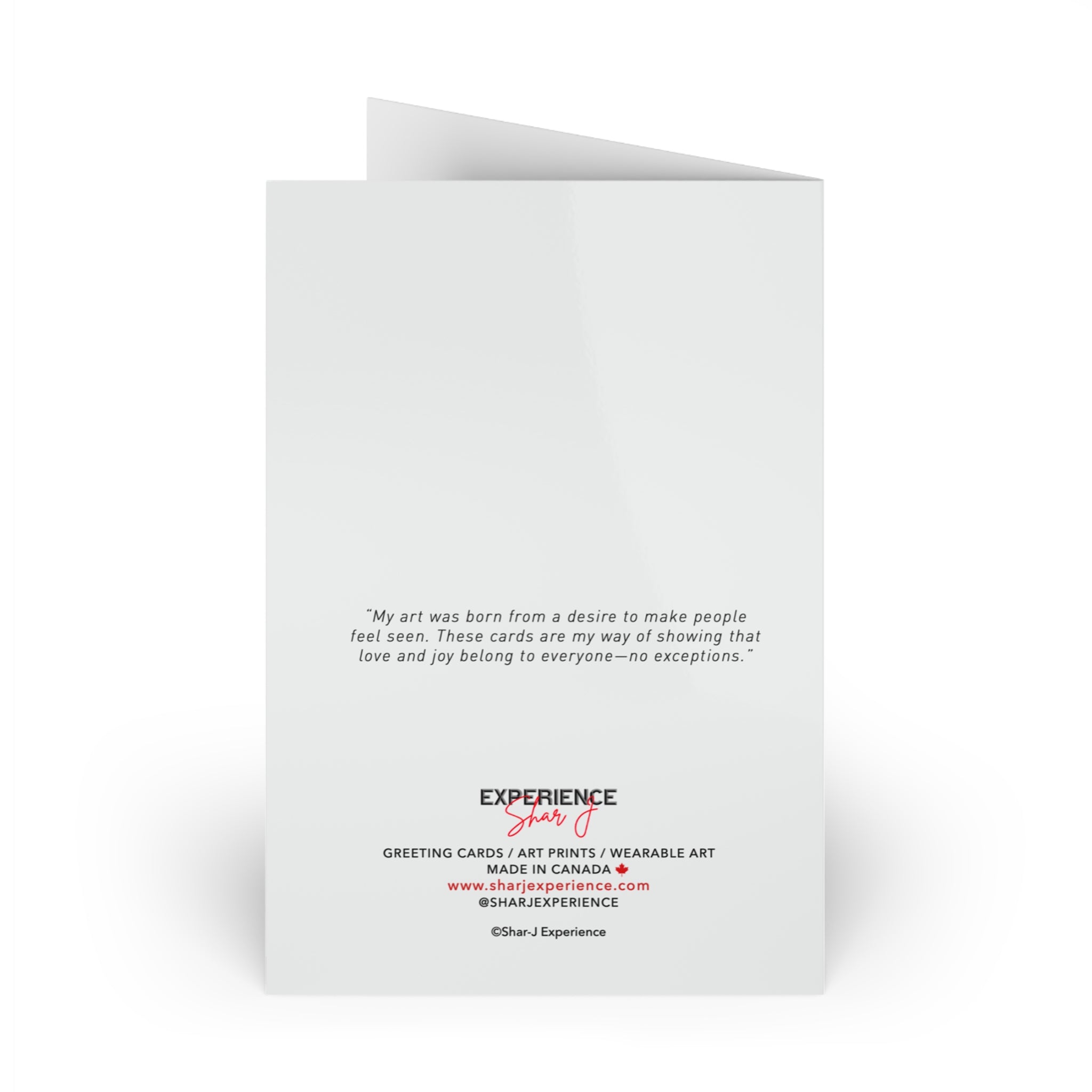 Greeting Card — Mother and Child Portrait (Blank Inside)