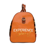 Olunike Adeliyi Waterproof Travel Bag — Afrocentric Collage Weekender Duffel