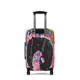 Pop Art Afro Portrait Luggage Cover – Colorful Graffiti Travel Protector