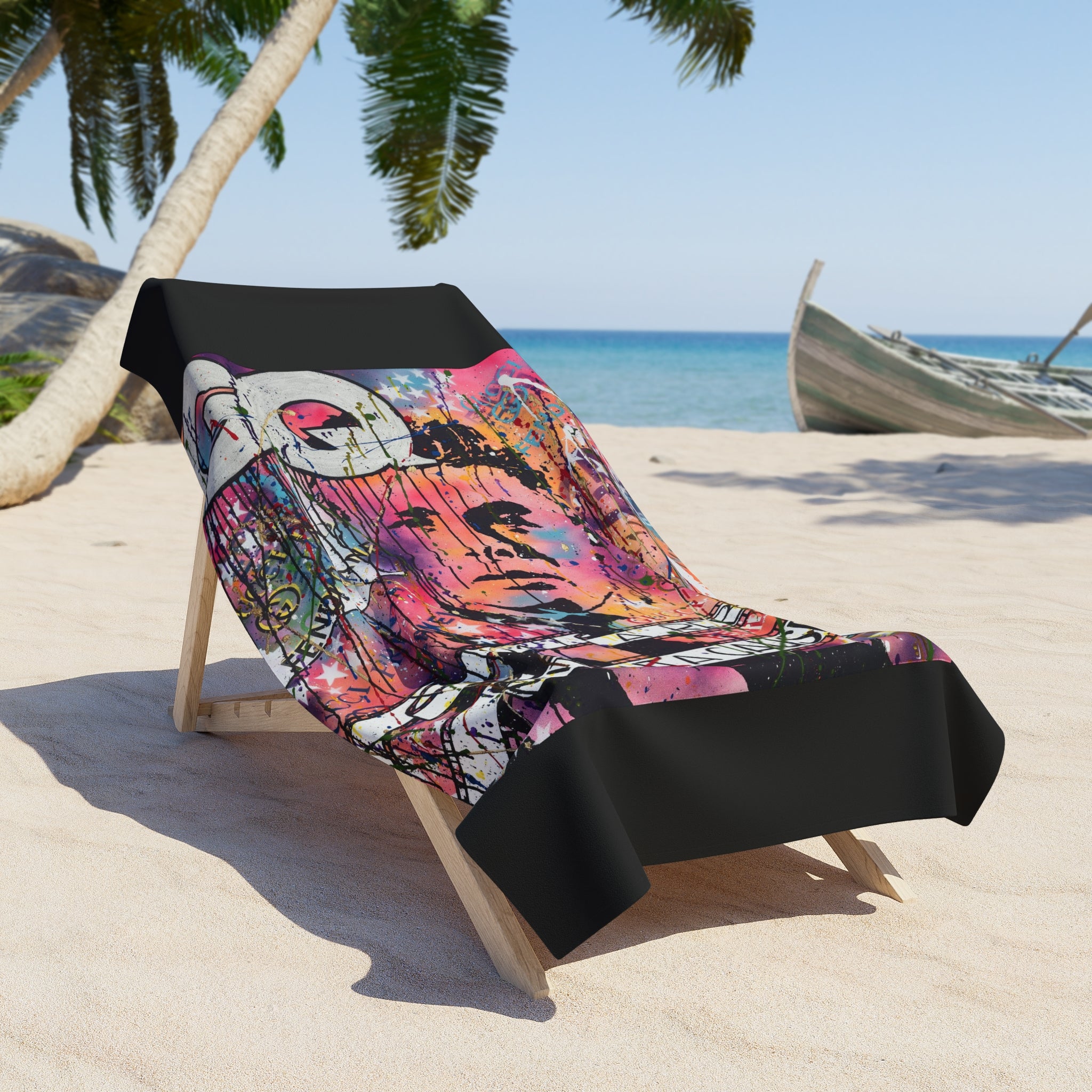 "Rebel with a Cause"  Beach Towel
