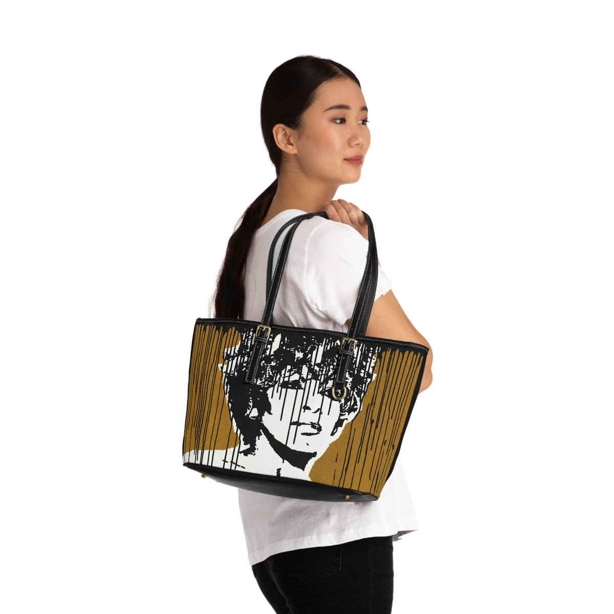 "Tina Turner Gold Series Tribute" PU Leather Shoulder Bag