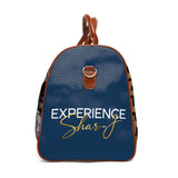 Stephen Amell Collage Waterproof Travel Bag — Nocking Point Wines Duffle for Fans