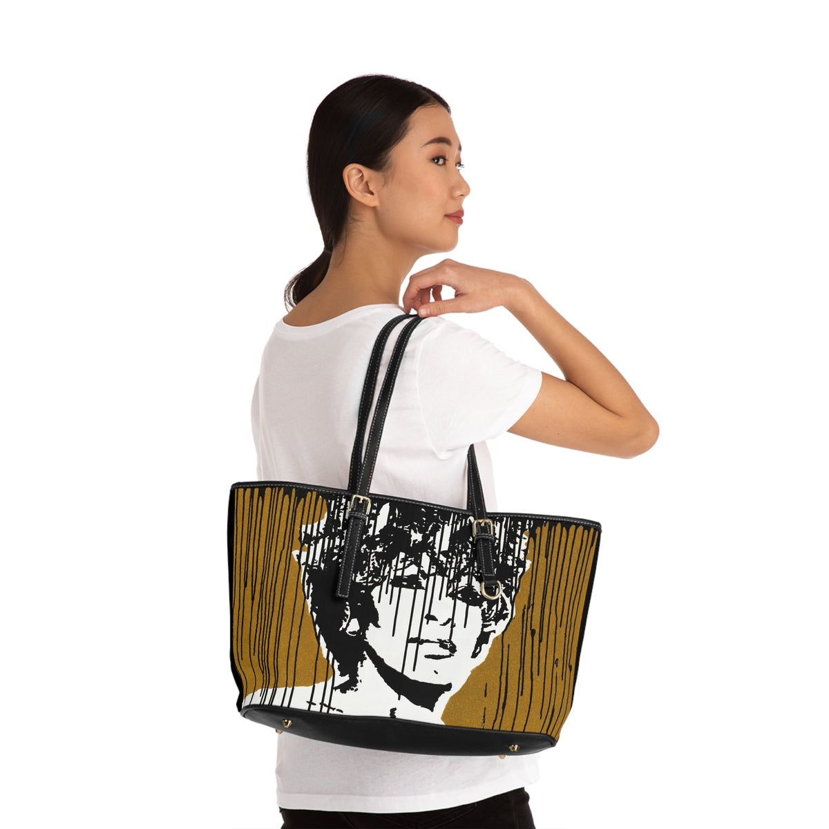 "Tina Turner Gold Series Tribute" PU Leather Shoulder Bag